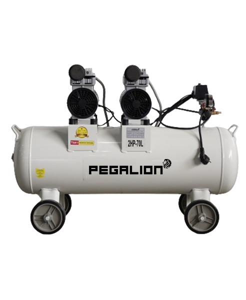 Máy nén khí không dầu giảm âm TM-OF750x2-70L